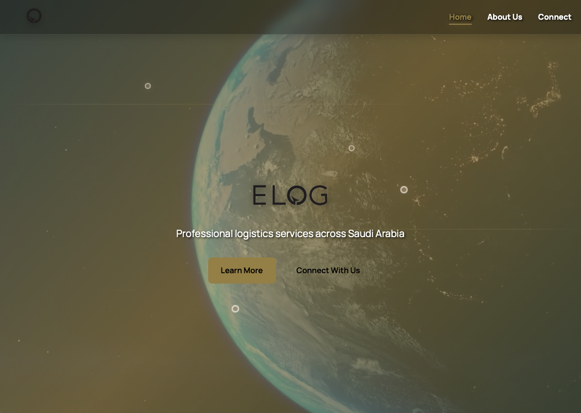 Elog Website - Homepage Design